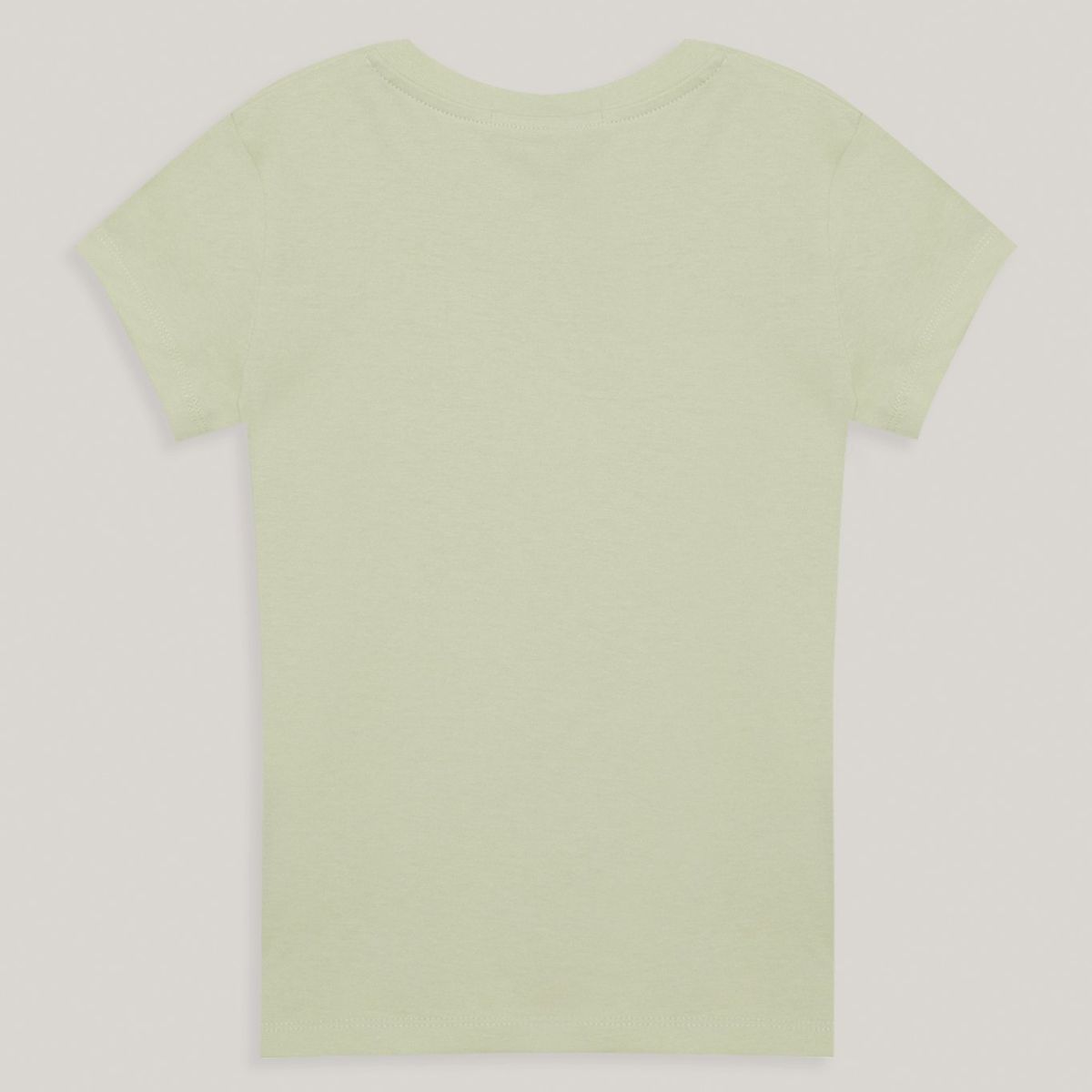 CALVIN KLEIN - Polera Niña Micro Monogram Verde Calvin Klein