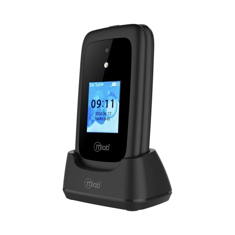 Celular Senior Mlab Shell Sos 4G Lte Negro