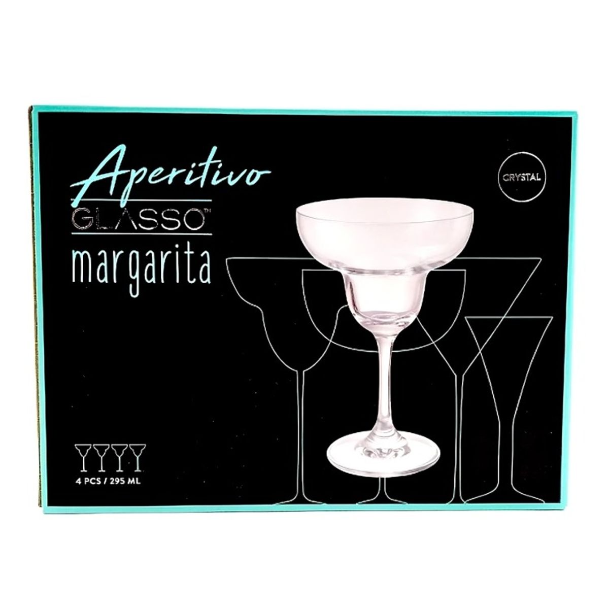 GLASSO - SET 4 COPAS MARGARITA GLASSO