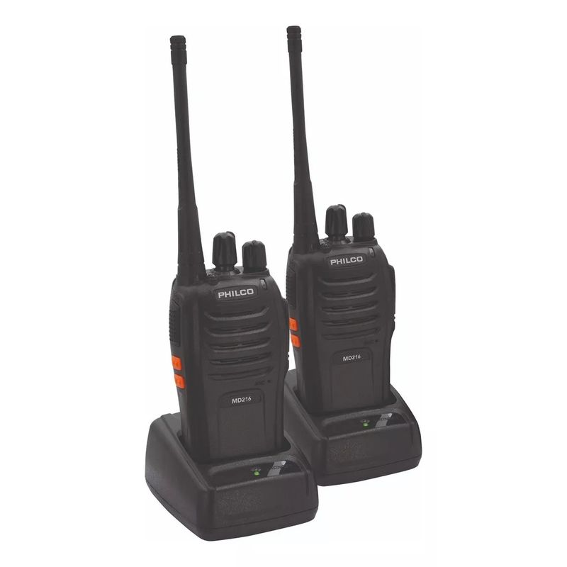 PHILCO - Kit Radio Transmisor Philco Md216 2uni Ideal Para Guardias
