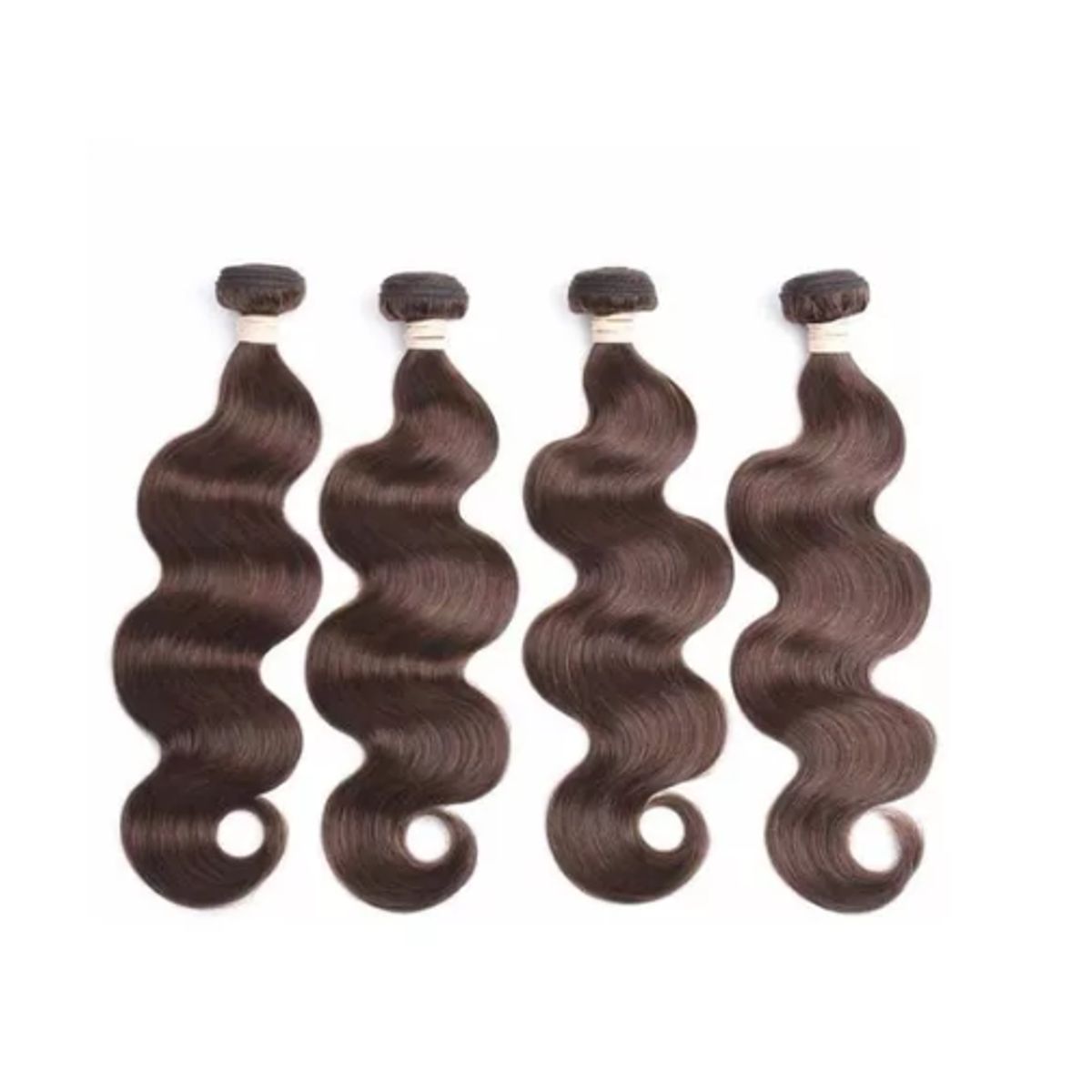 GENERICO - Onda Profunda 16 Pulgadas Cabello Humano Natural CASTAÑO OSCURO