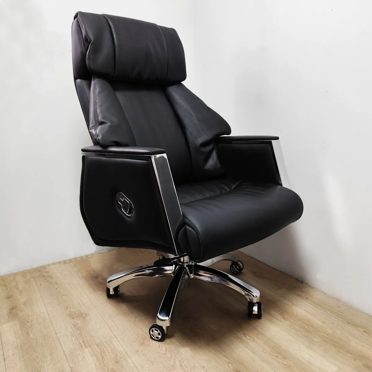 CASTLETEC - Sillas de escritorio gerencial de cuero reclinable A1118