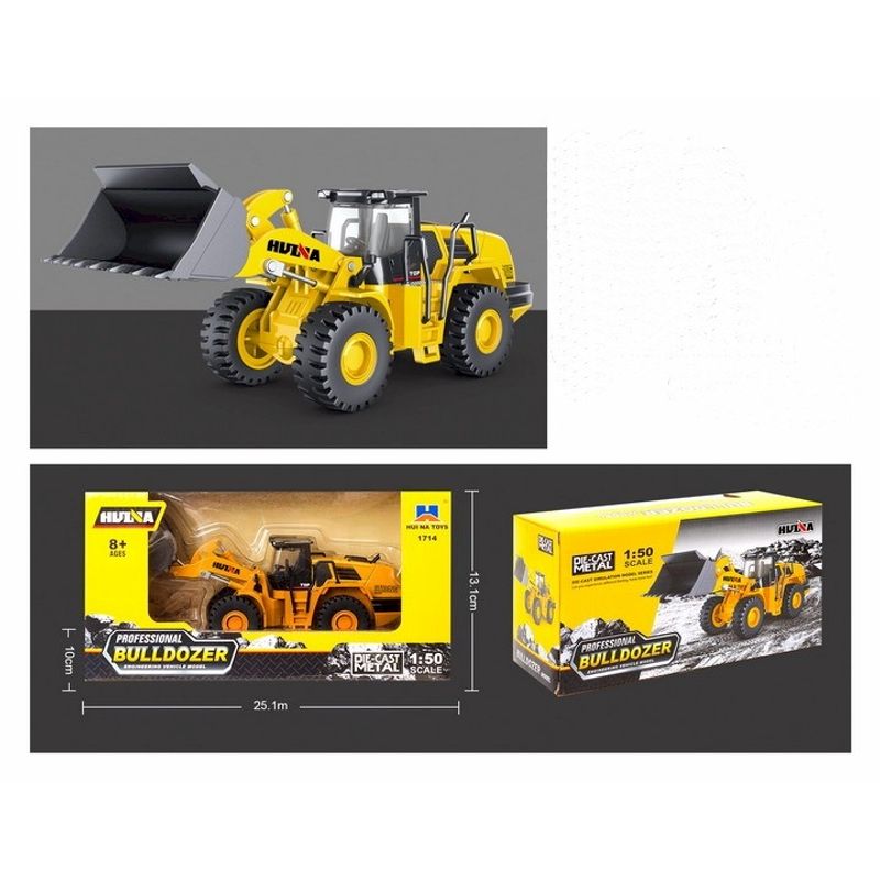 GENERICO - HUINA 1714 1-50 ALLOY MODEL BULLDOZER