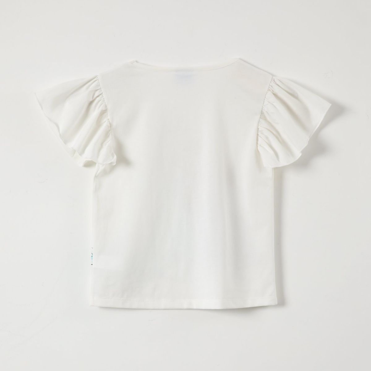 DISNEY - Polera Manga Corta Niña Elsa y Anna Frozen Blanco Disney