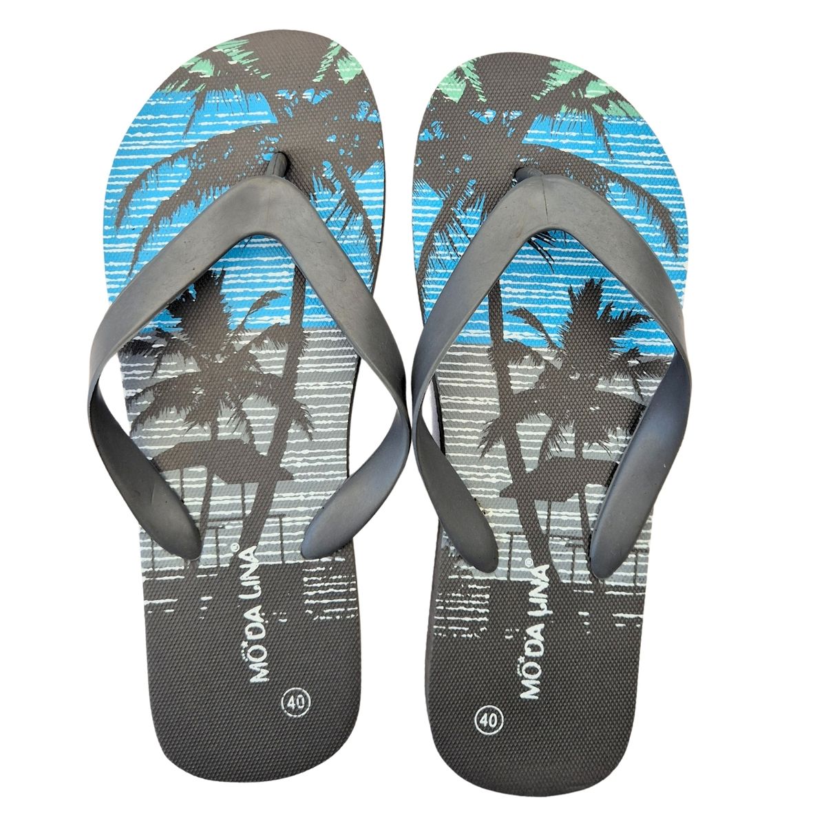 LIKE SHOP - Hawaianas Hombre Chalas Verano Playa Piscina Sandalias Goma 0646