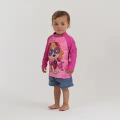 PAW PATROL - Polera Uv Niña Skye Rosado