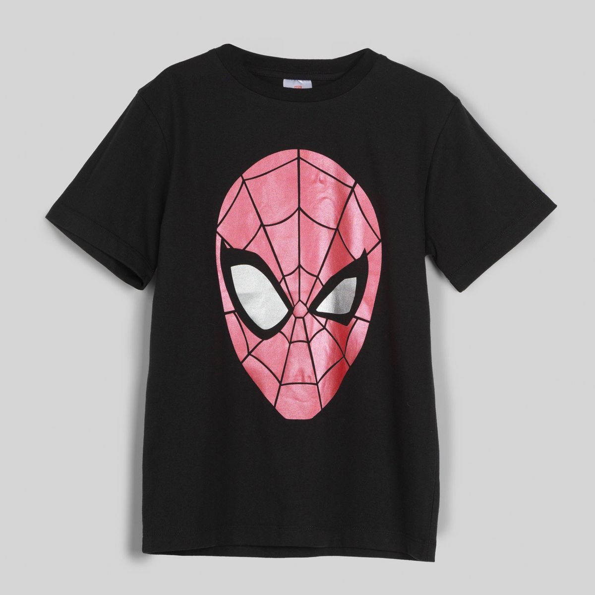 MARVEL - Polera Manga Corta Niño Spiderman Negro Marvel