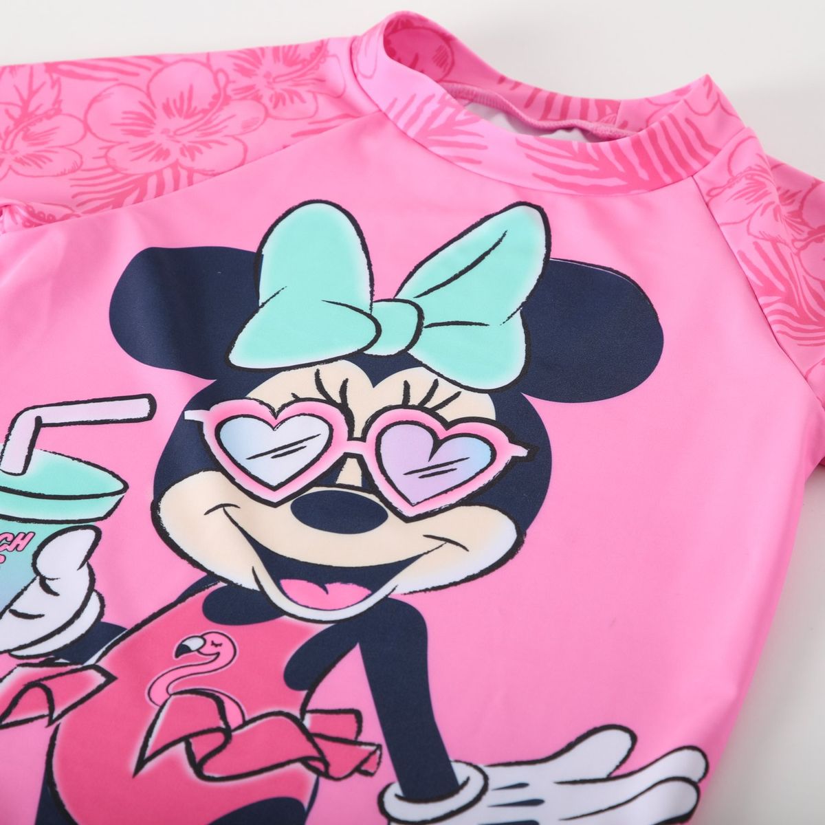 DISNEY - Polera Uv Niña Minnie Fucsia Disney
