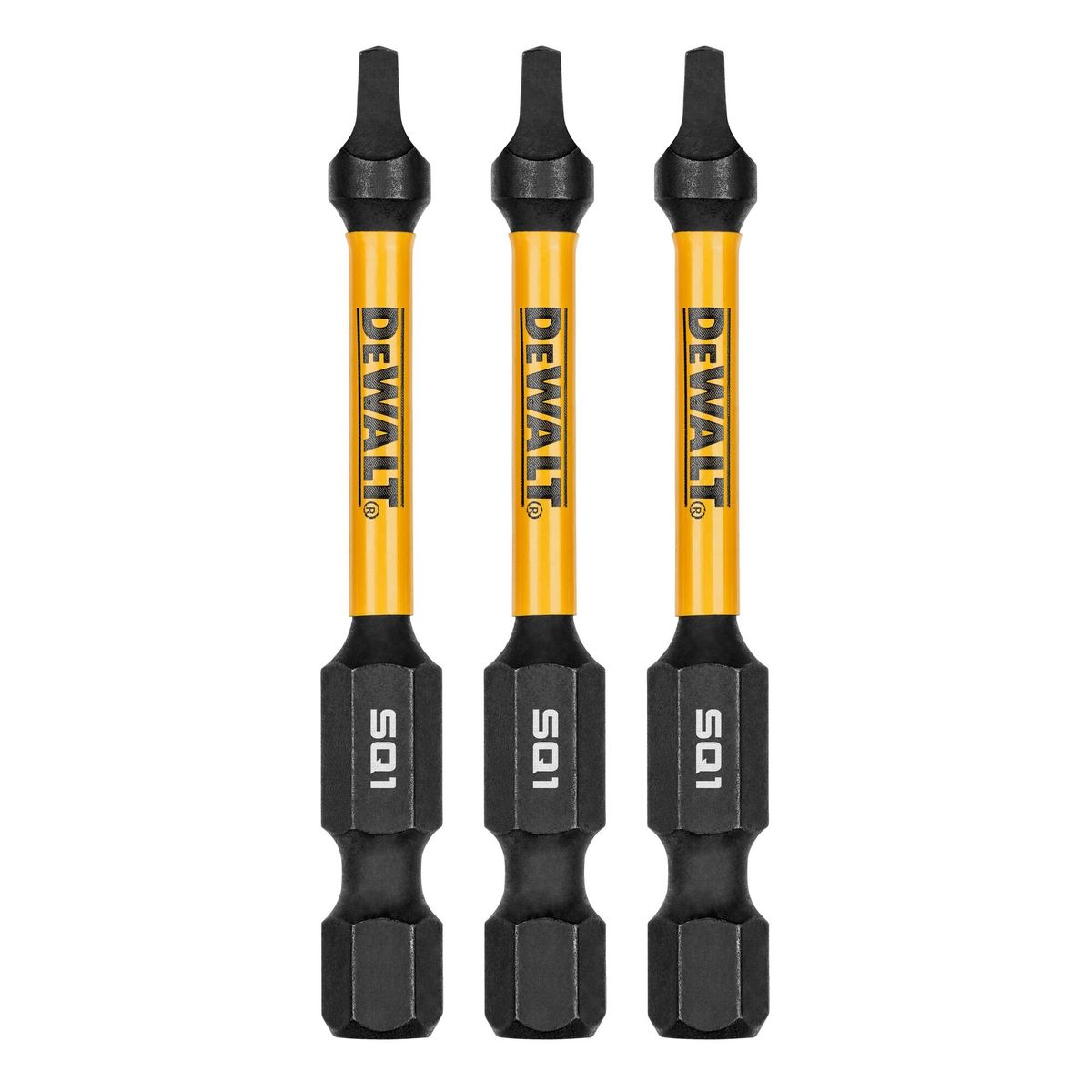 DEWALT - Set 3 puntas square 2 1/4" N°1 FLEXTORQ DEWALT DWAF2SQ1IR3