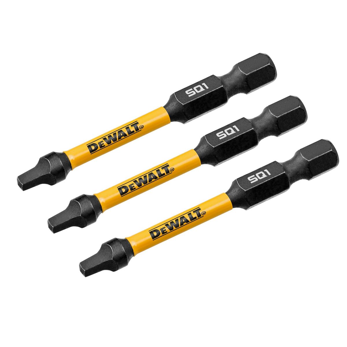 DEWALT - Set 3 puntas square 2 1/4" N°1 FLEXTORQ DEWALT DWAF2SQ1IR3