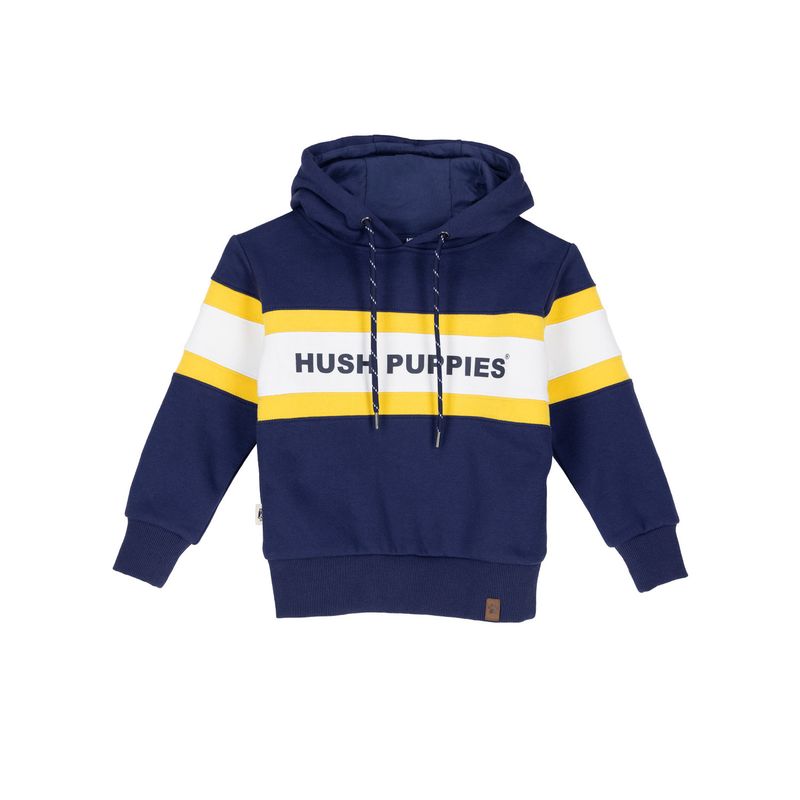 HUSH PUPPIES - Polerón Niño Milo Navy HUSH PUPPIES
