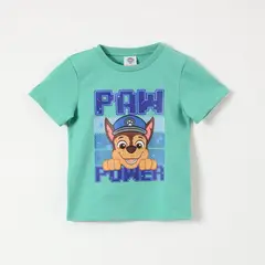 PAW PATROL - Polera Manga Corta Niño Verde