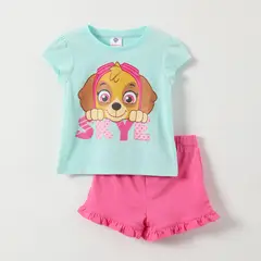PAW PATROL - Pijama Corto Niña Skye Calipso