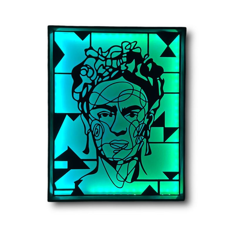 GENERICO - Cuadro retroiluminado Frida Kahlo