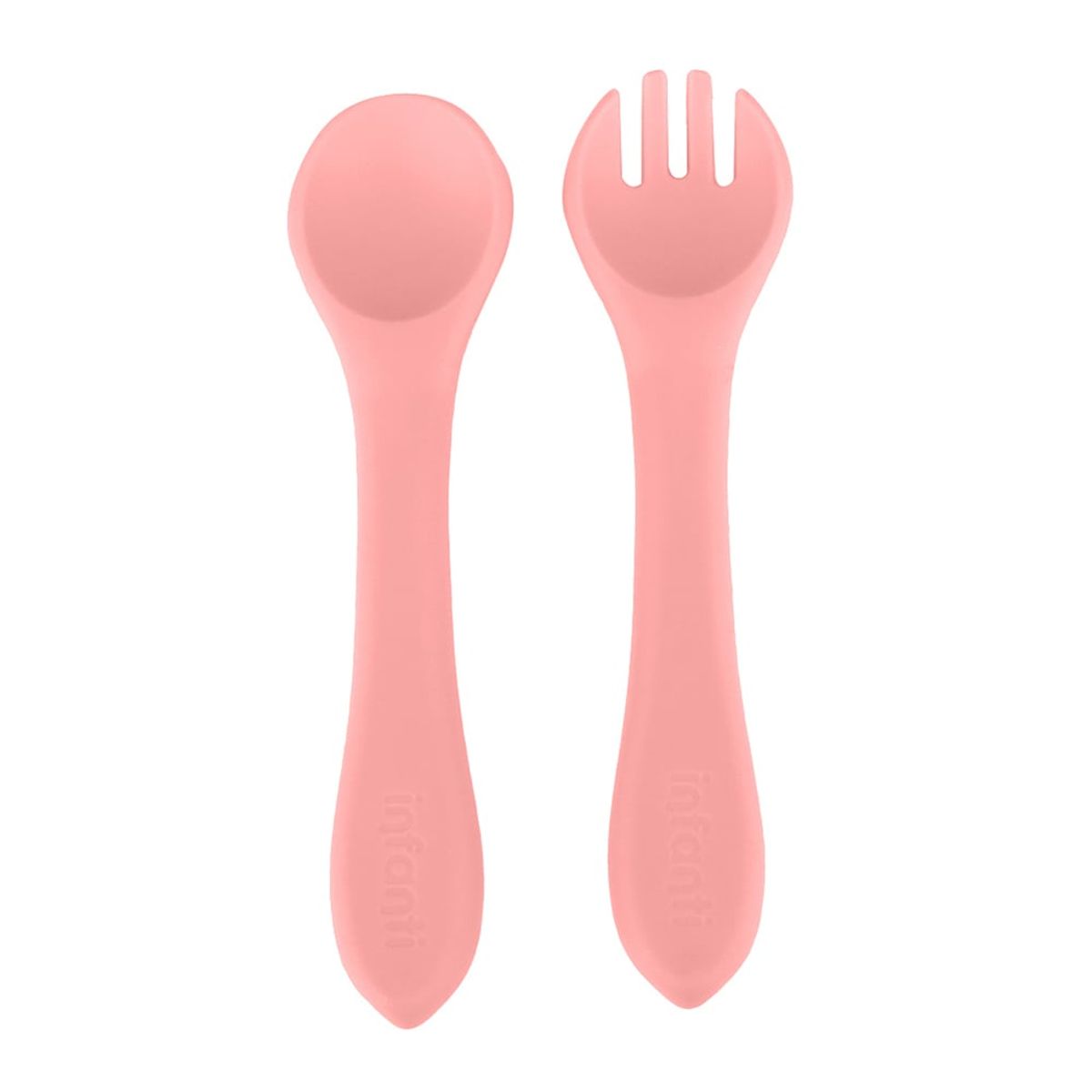 INFANTI - Set Cuchara Y Tenedor Rojo Infanti