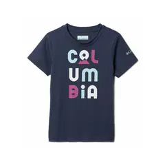 COLUMBIA - Polera Niña Bessie Butte Grap Azul