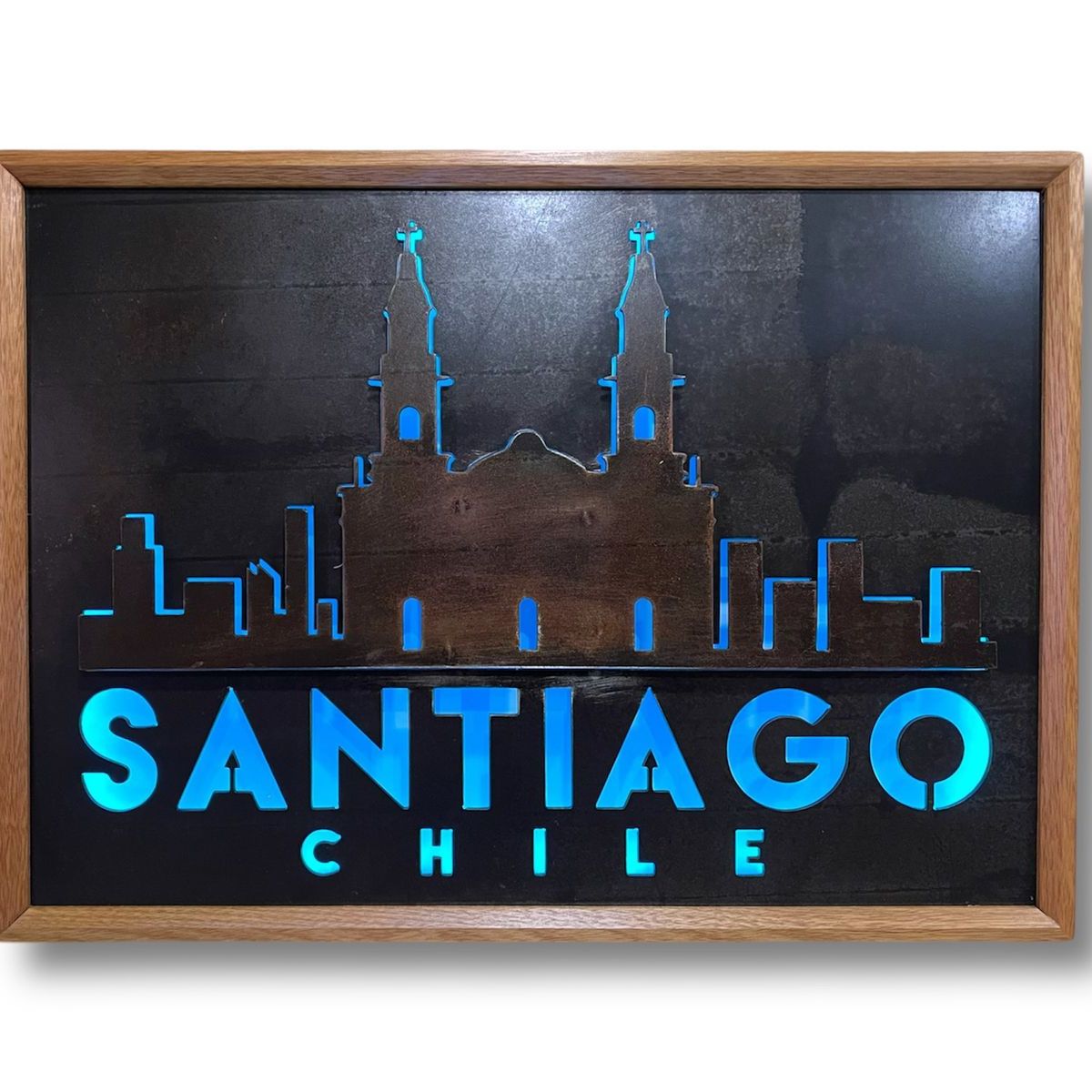 GENERICO - Cuadro retroiluminado modelo Catedral de Santiago