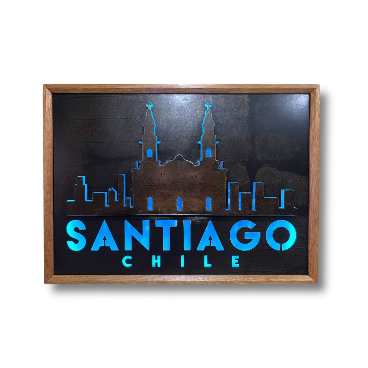 GENERICO - Cuadro retroiluminado modelo Catedral de Santiago