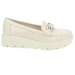 CHALADA - Mocasin Mujer Beige Casual Gran-21