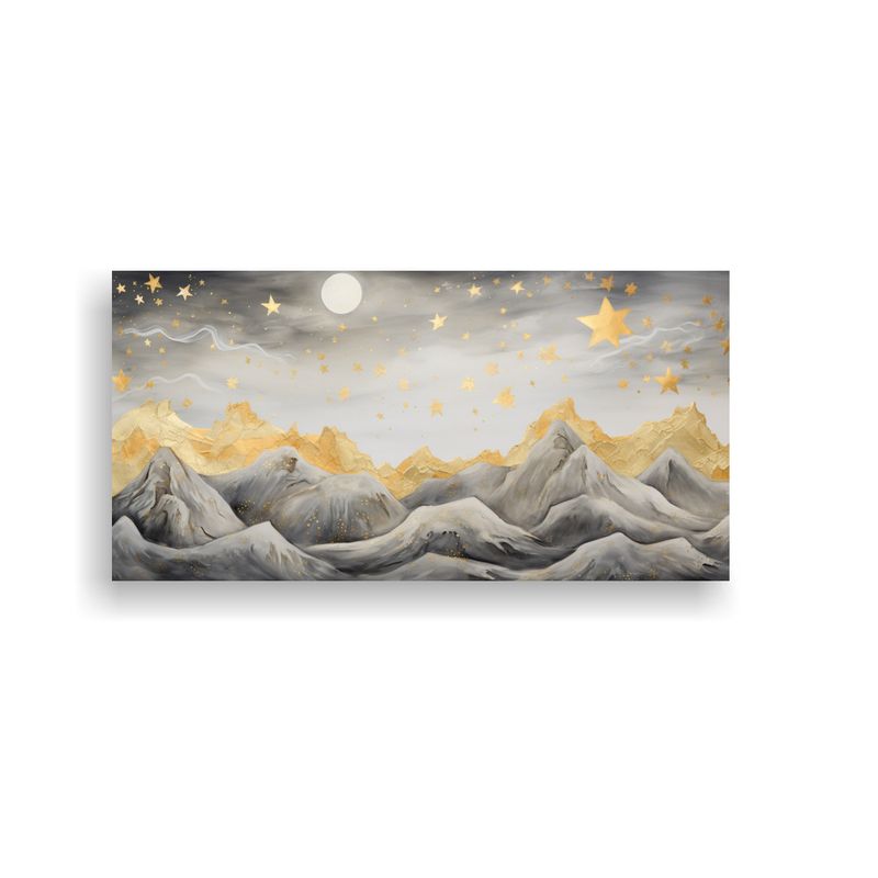 GENERICO - Paisaje De Montaña Con Estilo Elegante Para Decor 160x80cm