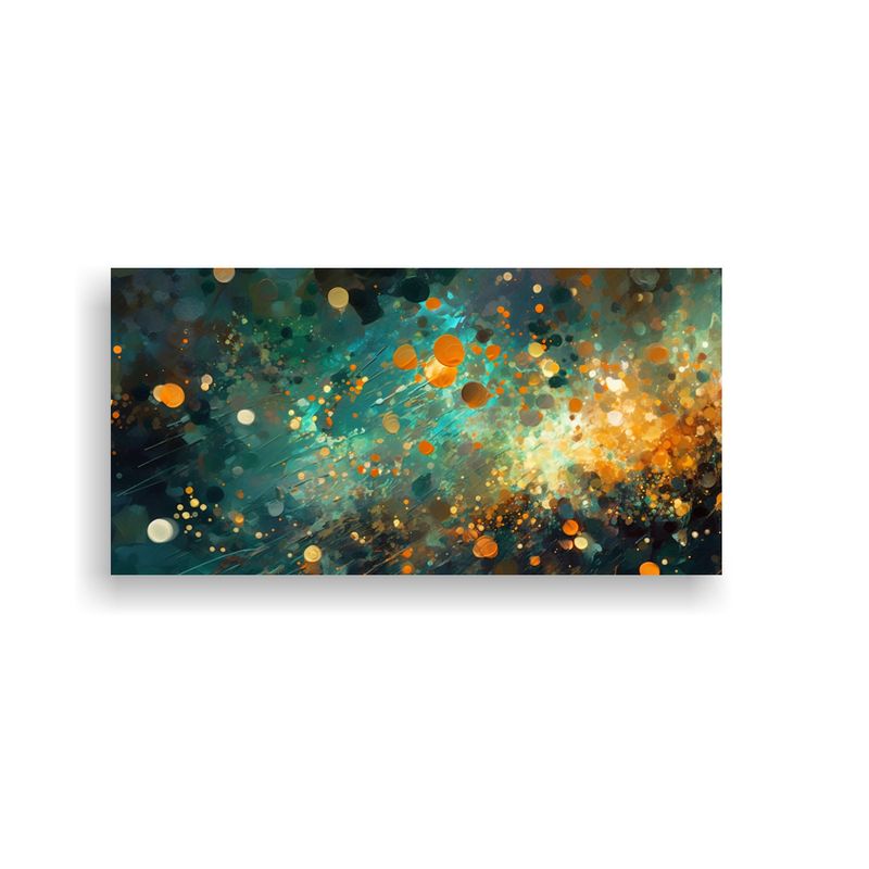 GENERICO - Pintura Decorativa De Lienzo Abstracto Estrellas  160x80cm
