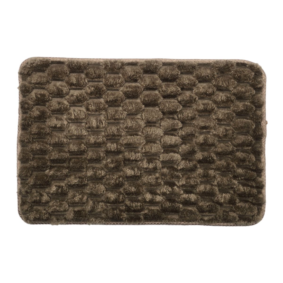 GENERICO - Alfombra De Baño Piso Extra Suave y Absorbente Con Diseño - Cafe