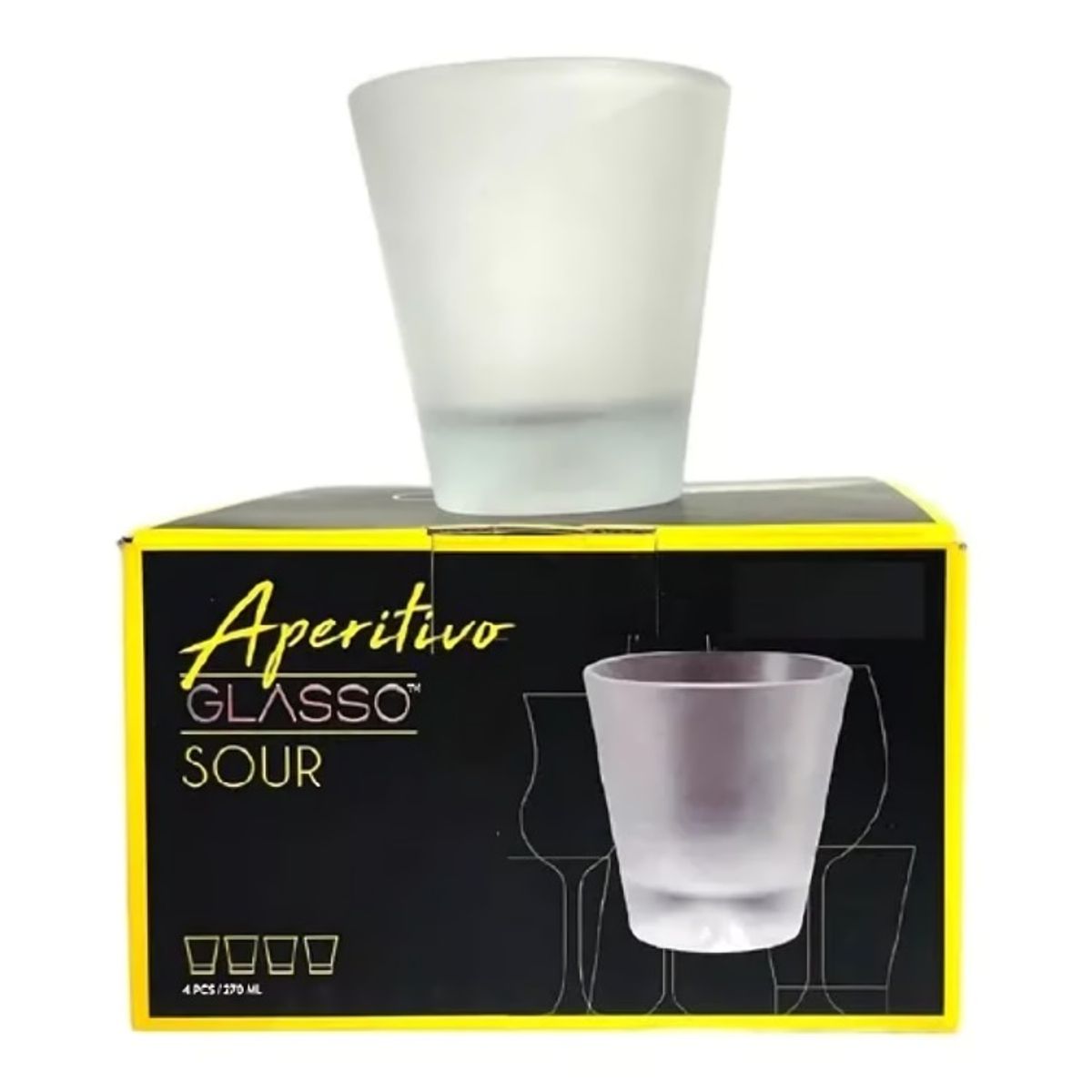 GLASSO - SET 4 VASOS FROZEN GLASSO