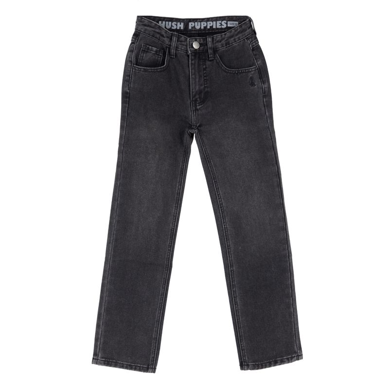 HUSH PUPPIES - Jeans Niño Bassics Negro HUSH PUPPIES