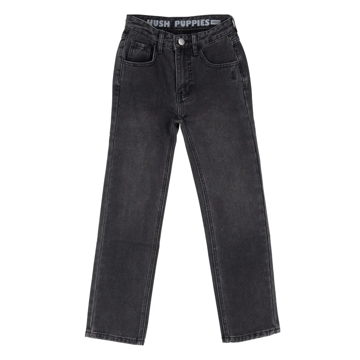 HUSH PUPPIES - Jeans Niño Bassics Negro HUSH PUPPIES