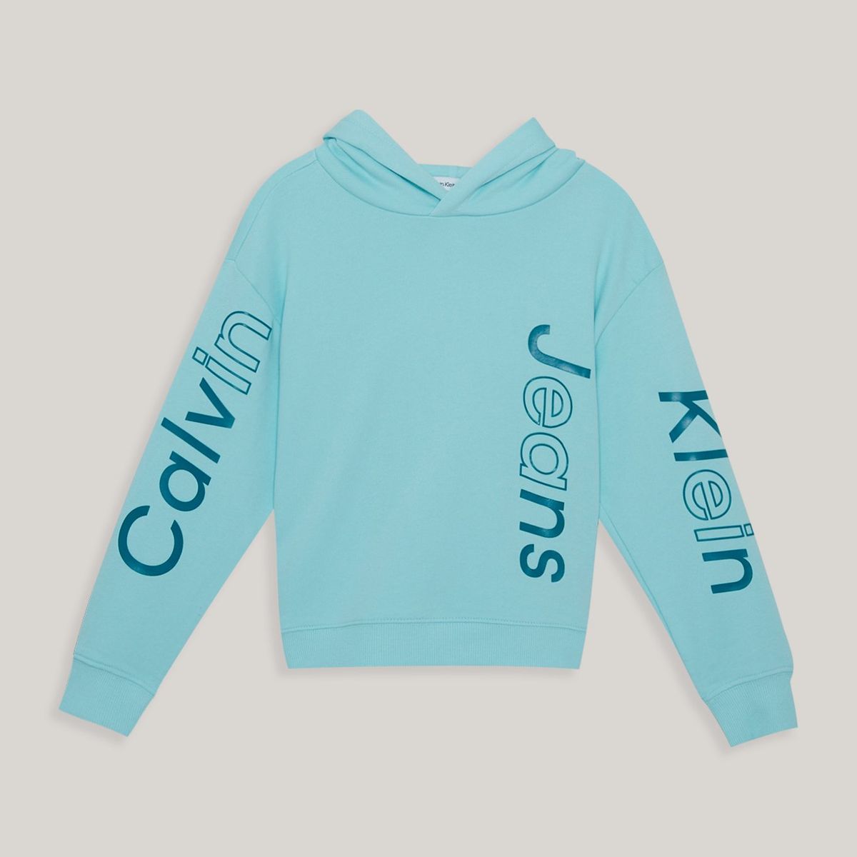 CALVIN KLEIN - Polerón con Gorro Niño Maxi Azul Calvin Klein