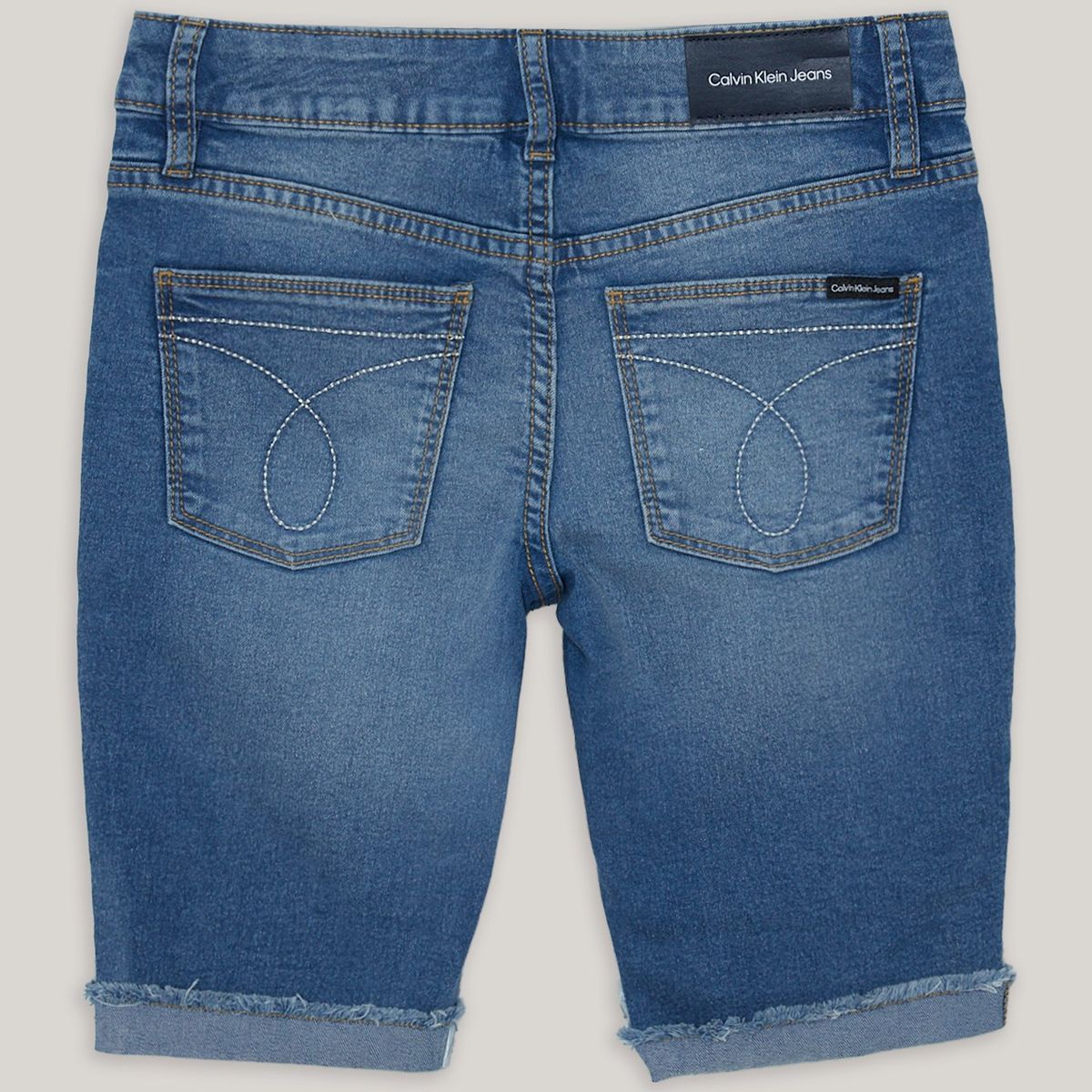 CALVIN KLEIN - Short Niña Cut-Off Azul Calvin Klein