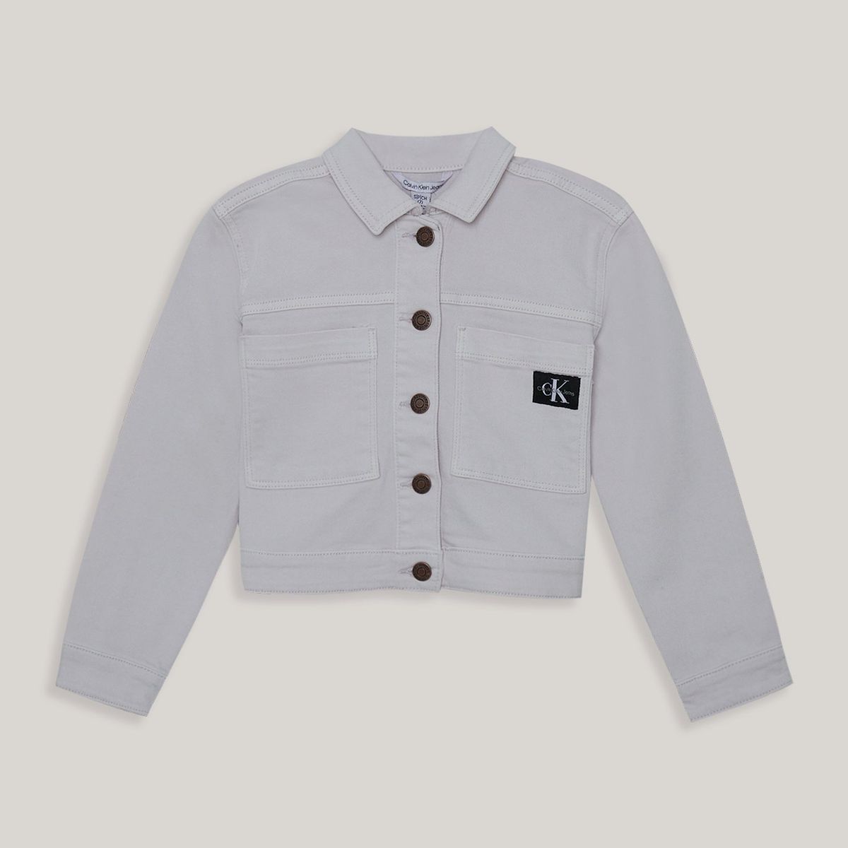 CALVIN KLEIN - Chaqueta Denim Niña Serenity Blanco Calvin Klein