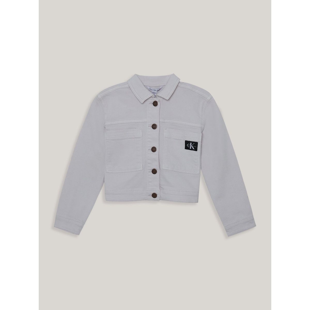 CALVIN KLEIN - Chaqueta Denim Niña Serenity Blanco Calvin Klein
