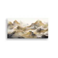 GENERICO - Paisaje De Montaña Abstracto Y Exclusivo Para Dec 160x80cm
