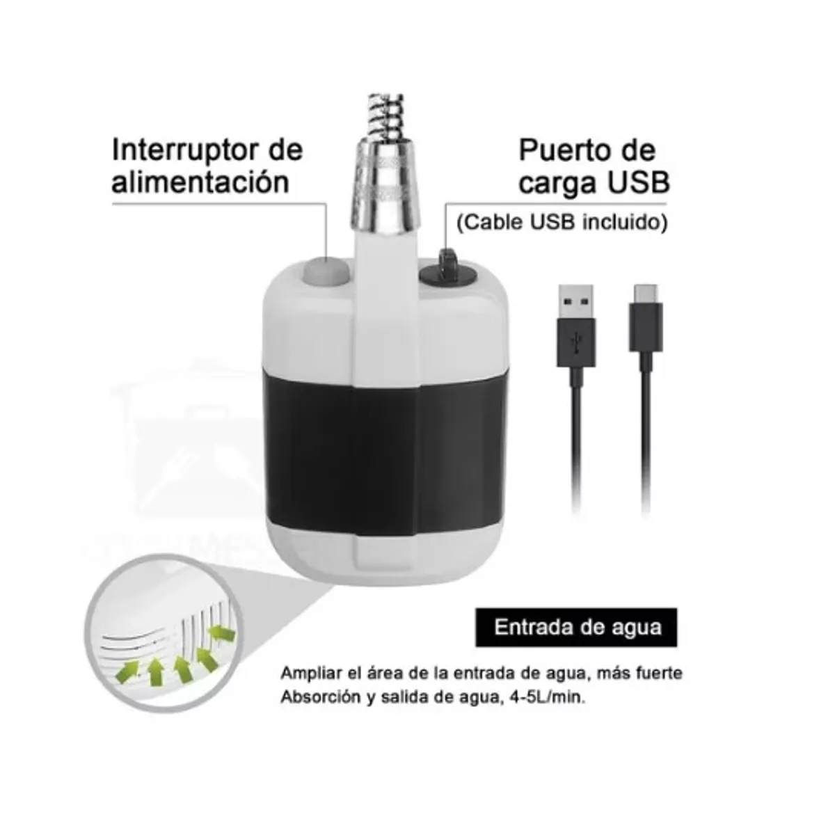 OFERTABKN - Ducha Portátil Para Camping Ducha Recargable Al Aire Libre