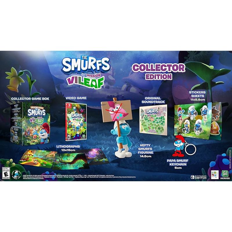 NINTENDO - The Smurfs Mission Vileaf - Collectors Edition - Nintendo Switch
