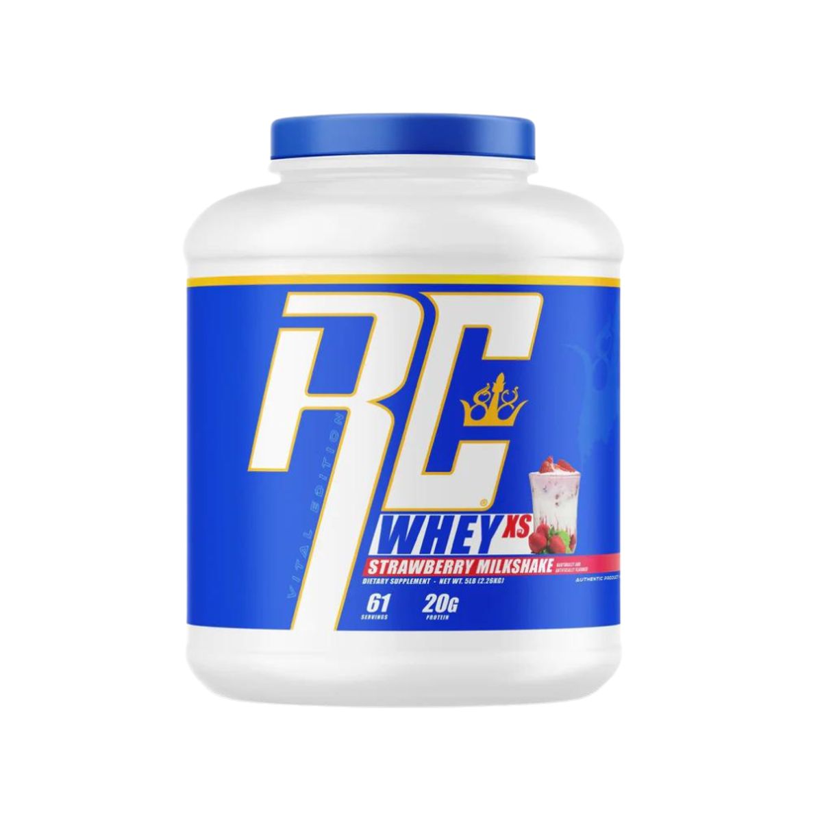 RC - Proteína Whey Xs 5lb Ronnie Coleman  Frutilla
