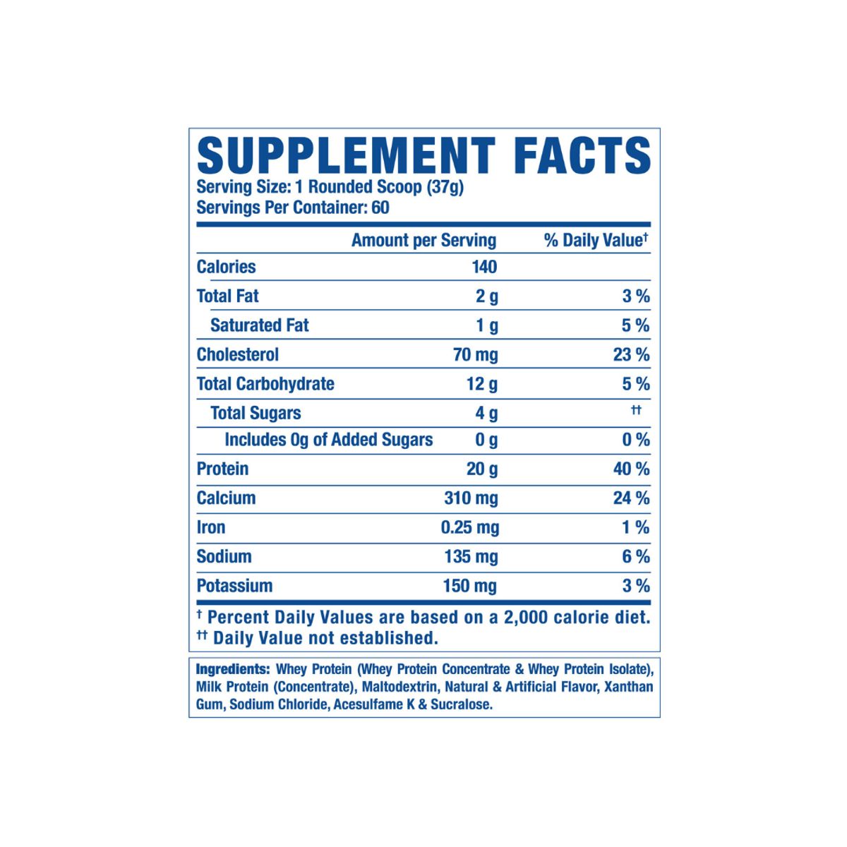 RC - Proteína Whey Xs 5lb Ronnie Coleman  Vainilla