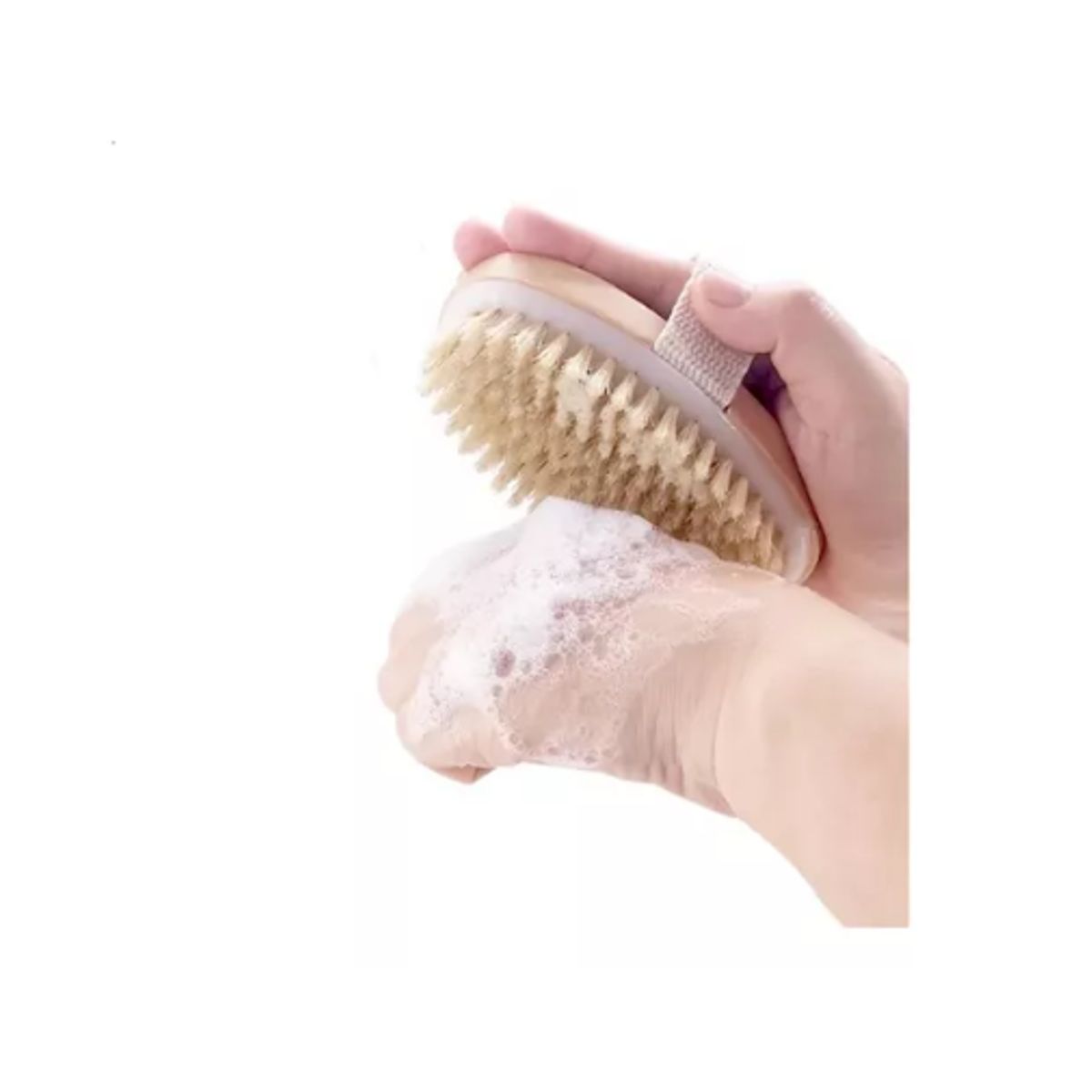 GENERICO - pack X 6 Cepillo De Ducha De Madera Con Cerdas Suaves