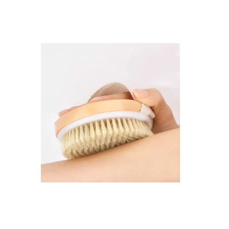 GENERICO - pack X 6 Cepillo De Ducha De Madera Con Cerdas Suaves
