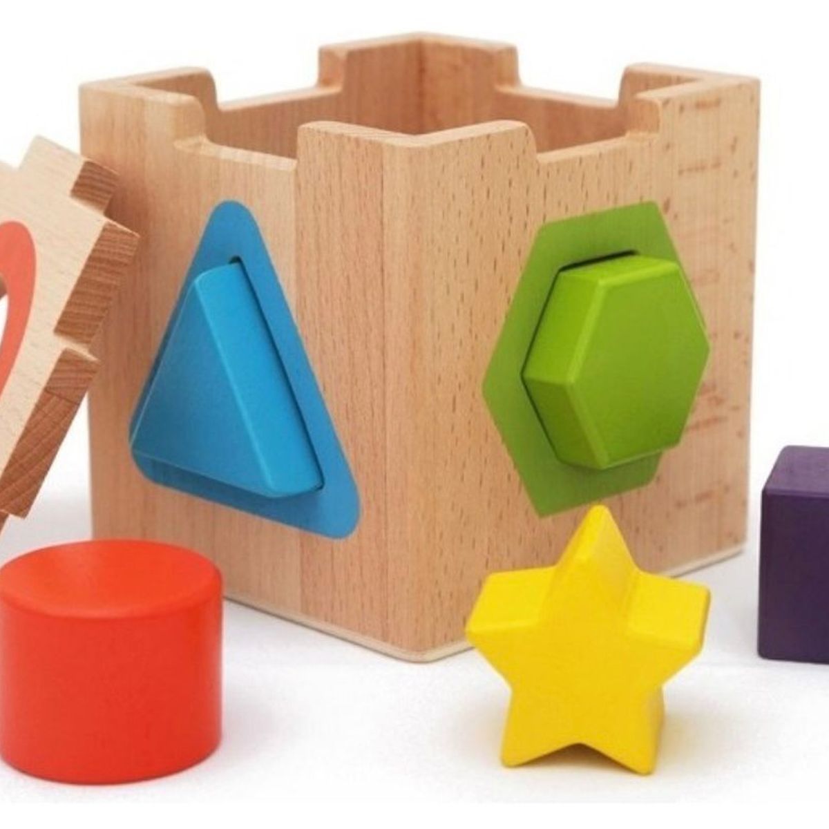 GENERICO - Set 3 juego didáctico madera laberinto cubo encaje para niño