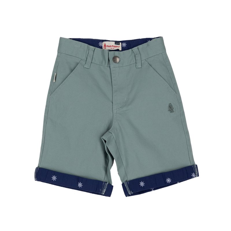 HUSH PUPPIES - Short Niño Cameron Verde HUSH PUPPIES