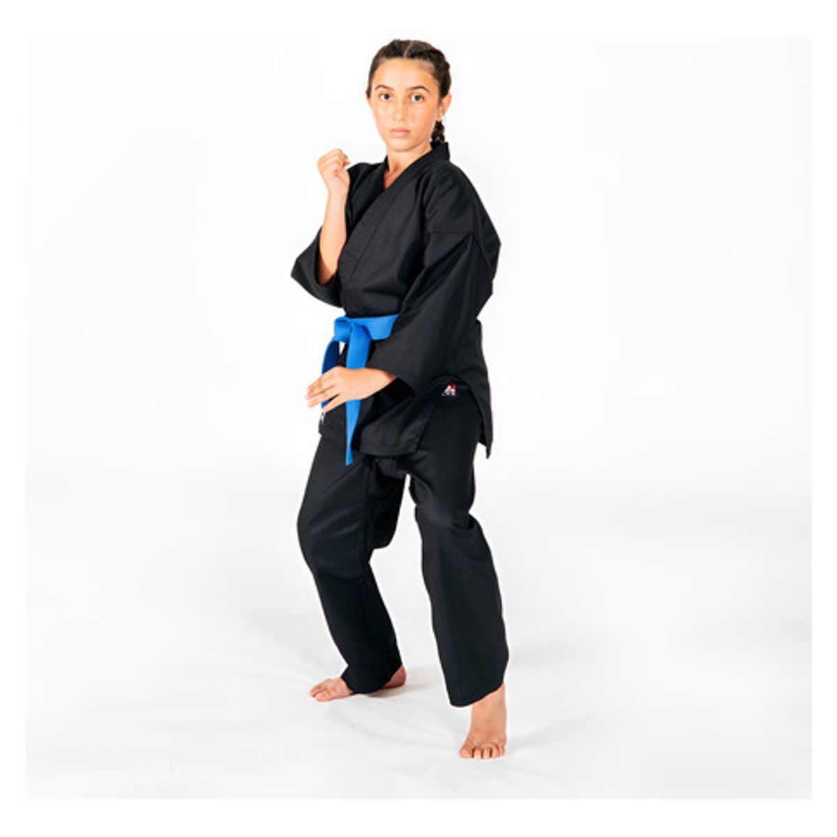 FUJIMAE - Kimono Negro Gi Karate Fujmae  145 cm a  155 cm