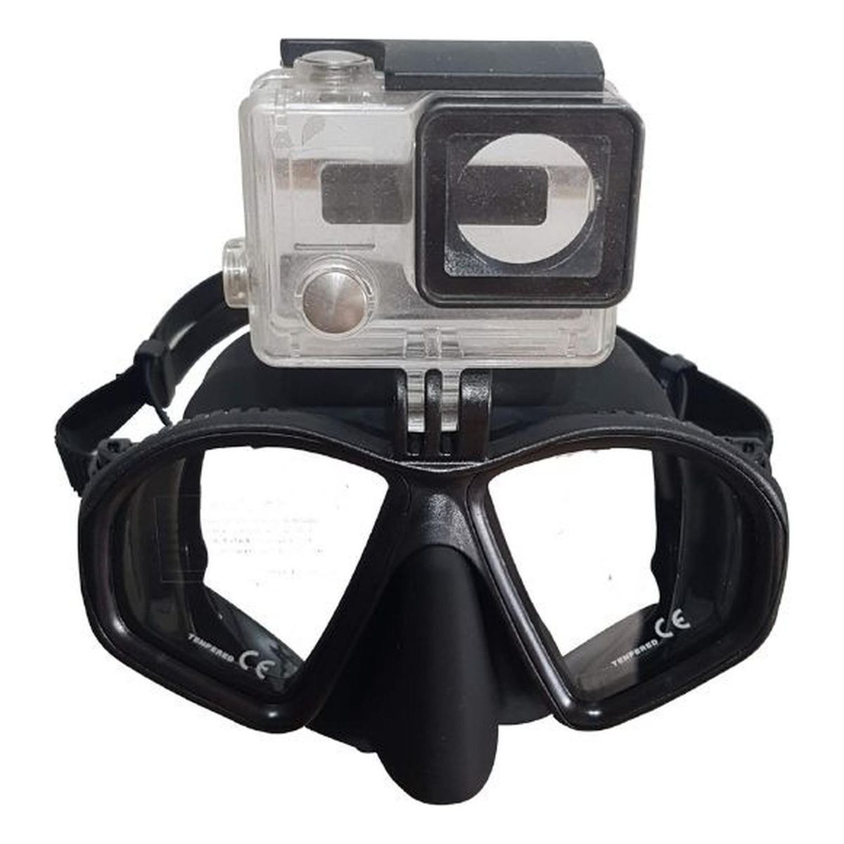 CABOSUB - Máscara de Buceo Tonina Go Pro  Compatible y Visión Perfecta