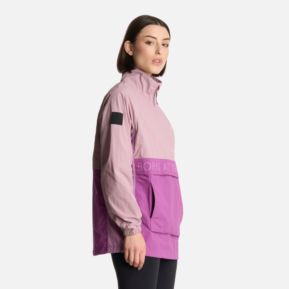 LIPPI - Chaqueta Mujer WindCity WindBreaker 1/4 Zip Jacket Lila Lippi