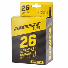 BEST - Camara Bicicleta Aro 26 X 1.95 A 2.125 V.auto 48 Mm