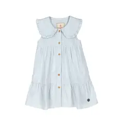 HUSH PUPPIES - Vestido Niña Barbara Azul