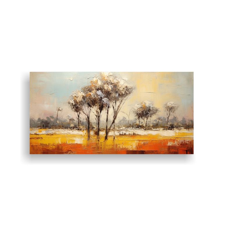 GENERICO - Pintura Al Estilo óleo Abstracta Minimalista Del  160x80cm