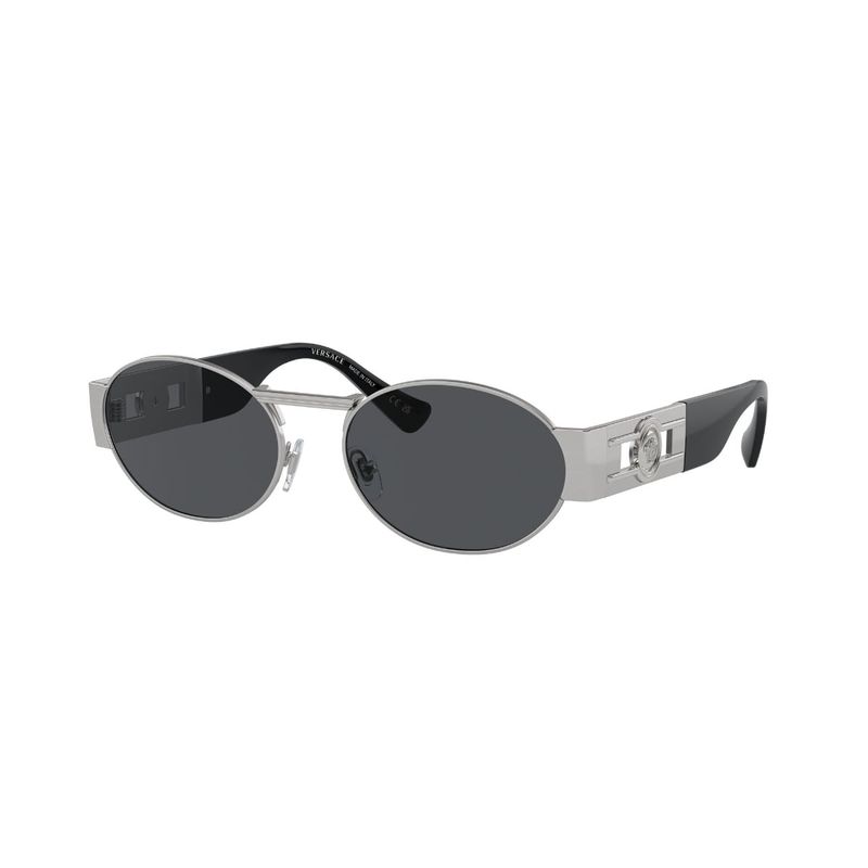 VERSACE - Lentes de Sol Medusa Deco Plateado Versace