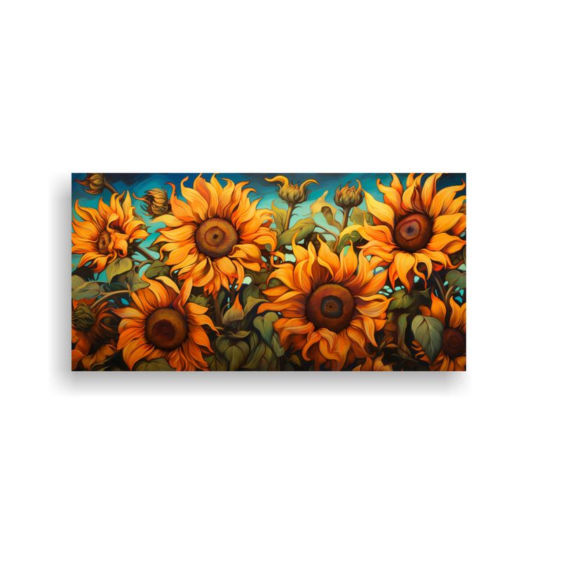 GENERICO - Pintura De Pared Inspirada En El Sol Icónico De V 160x80cm